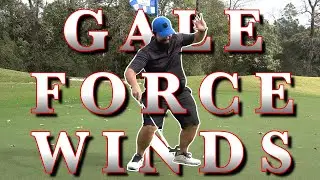 9 Hole Golf Vlog In Crazy Windy Conditions - Cypresswood Golf