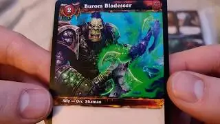 ASMR - My World of Warcraft Horde card collection 🔥🔥