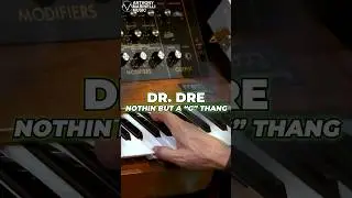 “Nuthin but a G thang” by Dr Dre | Minimoog G funk Lead