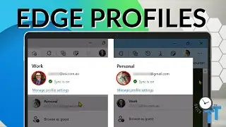 How to use PROFILES in Microsoft Edge