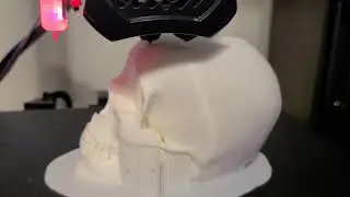 Ender 3 v2 printing a Skull