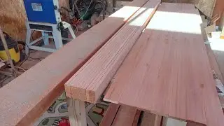Склейка тонкого щита из ламелей. Рабочие эпизоды.