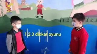 Dikkat ve odaklanma oyunu (1,2.3) Oyun Bavulum projesi.