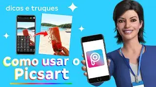 Como eu edito minhas FOTOS com PICSART? Passo a passo e truques! | Canal da Lu - Magalu