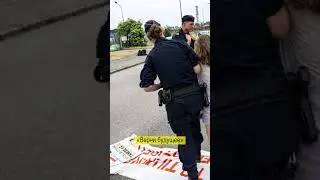 Грета Тунберг арестована за протест против нефтяных танкеров в Швеции