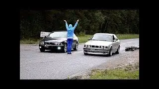 BMW e39 VS e34 ! Летние покатушки!