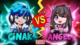 Cinak ff Vs Angel ff💥 Freefire Live 💞