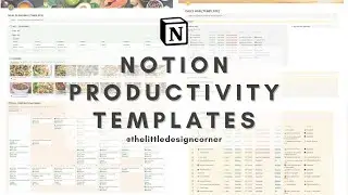 Complete Notion Productivity System (+ TEMPLATES!)