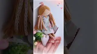Serena- Novo Cabelinho #shorts #cabelinhodeboneca #artesas #dolls #muñecas #bonecadepano #artesas
