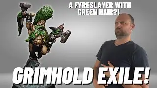Paint Grimhold Exile for Age of Sigmar Fyreslayers! Custom scheme and lore(or change the hair!)