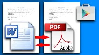 How to convert Word document to PDF file on Android easily | Tech Gadgets Xp