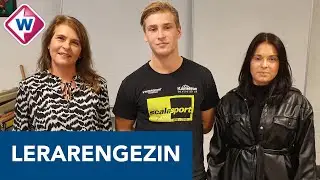Armida, zoon Dirk en dochter Bregje zijn collega's op school - OMROEP WEST