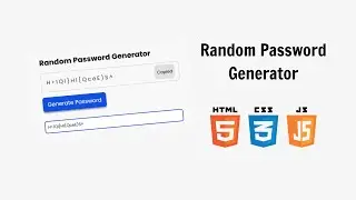 Random Password Generator đơn giản bằng HTML, CSS và Javascript | Tutorials