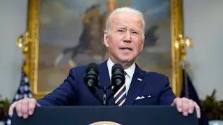Biden on Russia's stock market: "Ya hear me? It will blow up."