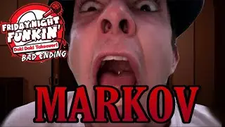 Friday Night Funkin' Fellarkov | Markov Fnf Fella Cover - Doki Doki Takeover BAD ENDING