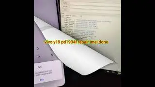 Vivo y19 pd1934f repair imei done