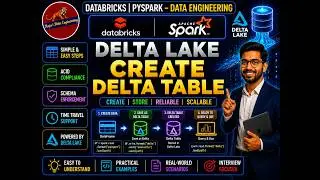 54. Databricks | Delta Lake| Pyspark: Create Delta Table Using Various Methods