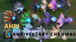 Ahriversary new Ahri Chromas - League of legends
