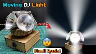 How to make Moving DJ Light at home | Moving Sharpy DJ Light Kaise Banaye | Diwali special 💥😱