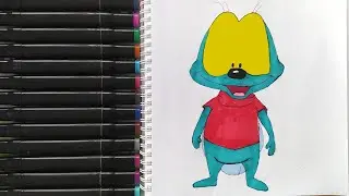 Как нарисовать Вжика из мультика Чип и Дейл