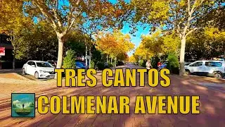 Tres Cantos Colmenar Avenue Walking Tour Madrid Spain 4K