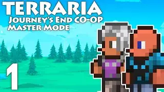 Terraria Master Mode Co-op // Episode 1 - Journey's End Begins [Terraria 1.4 Co-op]