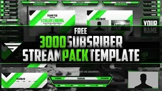 3K free Stream Pack Template Special | Seangraphicx | Photoshop CC