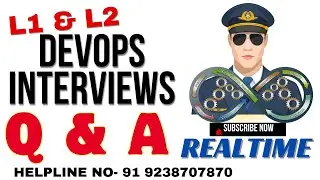 REAL-TIME DEVOPS INTERVIEWS Q & A | DEVOPS L1+L2 LEVEL INTERVIEWS QUESTION 