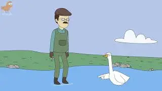 КУПЛИНОВ СТАЛ ГУСЕМ |Анимация про Куплинова| Untitled Goose Game