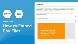 How to Embed Box Drive Files on Documents | Bit Docs - Bit.ai