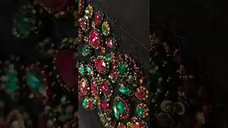 Шелковый вышитый корсет/Embroidery evening silk corset from JULINA
