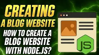 Creating a Blog Website - How to Create a Blog Website with Nodejs? Showcase video