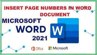 How to insert page numbers in a Word document | How to Add Page Numbers in Word | Page Numbers