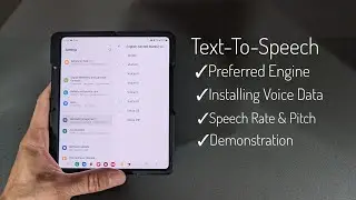 Android How To: Make Text To Speech Match Google Assistant Voice Tutorial (Preferred Engine / Voice)