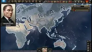 HOI4 Turkey World Conquest by 1943 (NO EXPLOITS) (feat. Atatürk)