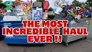 THE MOST INCREDIBLE DUMPSTER HAUL EVER. YOU HAVE TO SEE THIS!