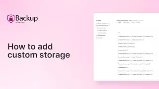 How to add custom storage | FluentPro Backup