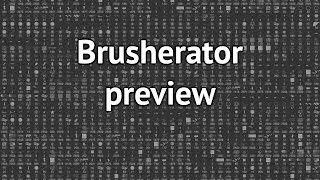 Brusherator panel preview (Photoshop CC/CC2014/CC2015)