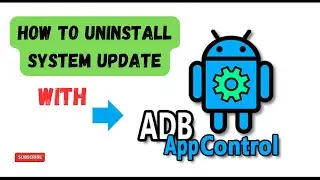 How to Use ADB AppController Tool | To Uninstall System Update, Plugin 