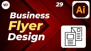 Creative Business Flyer in Adobe Illustrator | Business Flyer / Brochure Illustrator Tutorial - #29