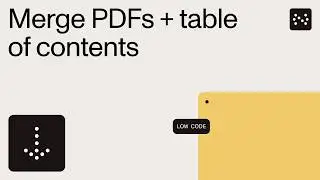 Merge documents with bookmarks and a table of contents in Power Automate