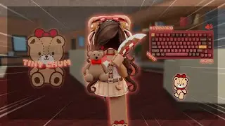 PLAYING MM2 AS TINY CHUM (Keyboard ASMR)