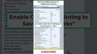 How to Optimise Page Size While Printing Invoices  