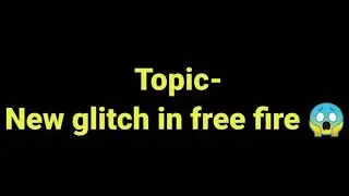 New glich on free fire after ob28 update on training ground 😱 😱😱