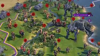 Civ, but there's a Million Billion Barbarians