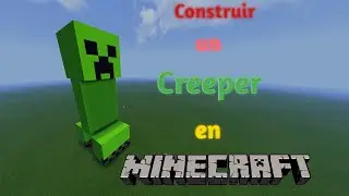 ¡Cómo construir un Creeper en Minecraft! {Tutorial}