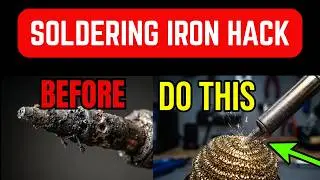 Proper way to clean soldering iron tips @MakCyberTutorialChannel