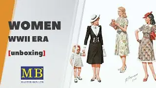 Women WWII era - review of figure set from Masterbox