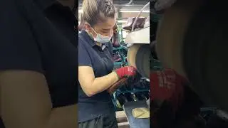 Buffing the shoes is very important to the final touches of your shoes👞