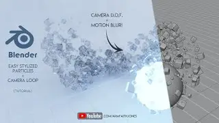 How To | Easy Stylized Particles + Camera Loop | Blender 2.83 / 2.9 | 4K TUTORIAL